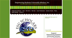 Desktop Screenshot of esuscholars.org