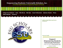 Tablet Screenshot of esuscholars.org